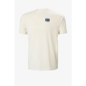 Helly Hansen Skog Recycled Graphic Beyaz Erkek T-Shirt