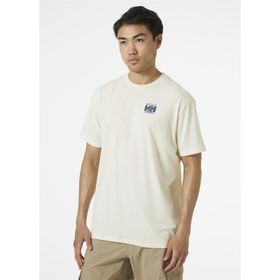 Helly Hansen Skog Recycled Graphic Beyaz Erkek T-Shirt