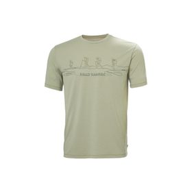 Helly Hansen Skog Recycled Graphic Yeşil Erkek T-shirt