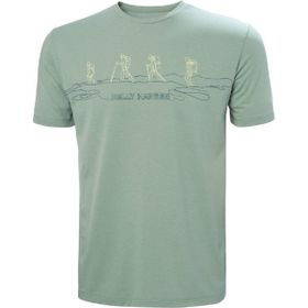 Helly Hansen Skog Recycled Graphic Yeşil Erkek T-shirt