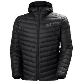 Helly Hansen Verglas Hooded Down Hybrid Insulator Siyah Kapüşonlu Erkek Mont