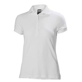 Helly Hansen W Crewline Polo Kısa Kollu Beyaz Kadın Polo T-shirt