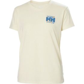 Helly Hansen W Skog Recycled Graphic Tee Beyaz Erkek T-Shirt