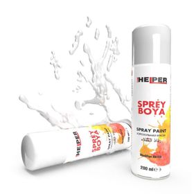 Helper RAL 9010 Parlak Beyaz 200 ml Modifiye Akrilik Sprey Boya