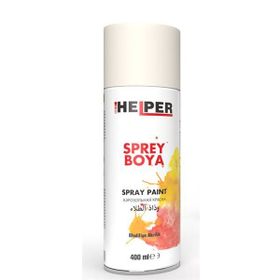 Helper RAL 9010 Parlak Beyaz 400 ml Sprey Boya