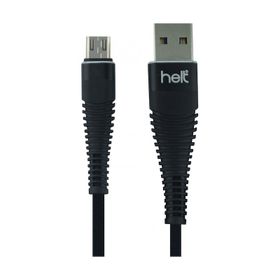 Helt HT-79 100 cm Siyah İp Örgü Micro Şarj ve Data Kablosu