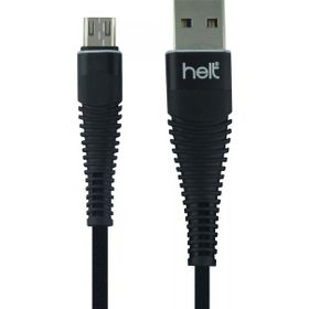 Helt HT-79 100 cm Siyah İp Örgü Micro Şarj ve Data Kablosu