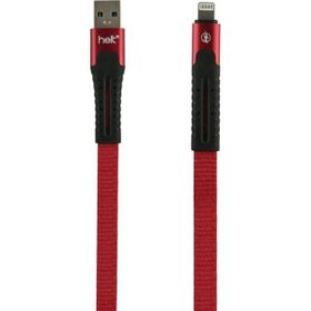 Helt HT-DC01 120 cm Kırmızı İp Örgü Lightning Şarj ve Data Kablosu