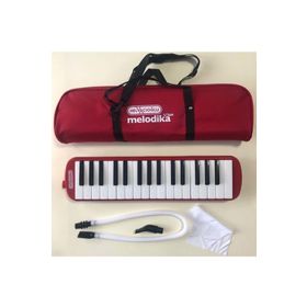 Helvacıoğlu 32 Tuşlu Bez Çantalı Kırmızı Melodika