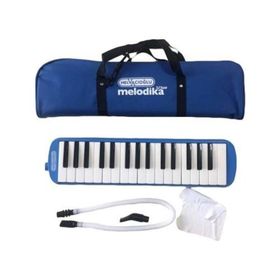Helvacıoğlu 32 Tuşlu Bez Çantalı Mavi Melodika