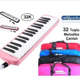 Helvacıoğlu 32 Tuşlu Siyah Melodika