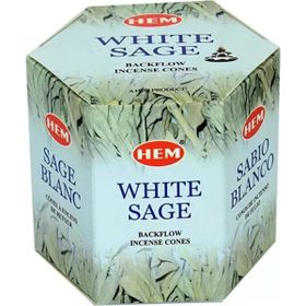 Hem Adaçayı Aromalı 40 Adet Geri Akışlı Şelale Tütsü Konileri