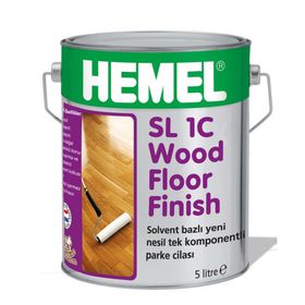 Hemel 21463 SL 1C Wood Floor Finish İpek Mat 5 lt Solvent Bazlı Parke Cilası