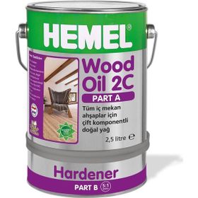Hemel Arge Wood Oil 2C Light Grey 900 gr Çift Komponentli Doğal Yağ