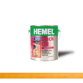 Hemel Deck Oil Light Oak 2.5 lt Ahşap Bakım Yağı