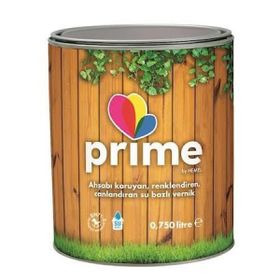 Hemel Prime Su Bazlı 0.75 lt Ahşap Verniği