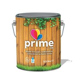 Hemel Prime Su Bazlı Ahşap Burma 2.5 lt Vernik