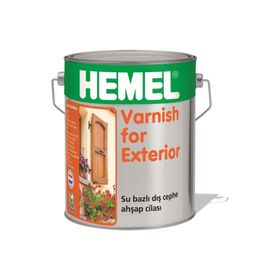 Hemel Varnish 2,5lt Su Bazlı Dış Mekan Ahşap Cilası