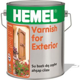 Hemel Varnish 2,5lt Su Bazlı Dış Mekan Ahşap Cilası
