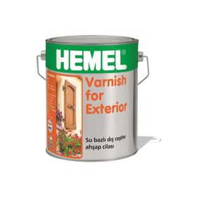 Hemel Varnish 2,5lt Su Bazlı Dış Mekan Ahşap Cilası