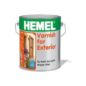 Hemel Varnish 2,5lt Su Bazlı Dış Mekan Ahşap Cilası