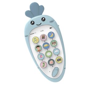 HEMOTON Mavi Iki Dilli Akıllı Oyuncak Telefon