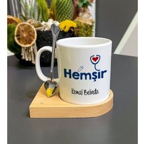 Hemşir-Beyaz Kupa Bardak