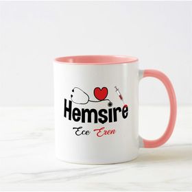 Hemşire-Pembe Kupa Bardak