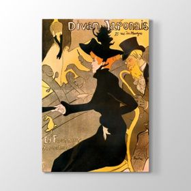 Henri De Toulouse - Divan Japonais Tablosu