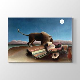 Henri Rousseau - Sleeping Gypsy Tablosu