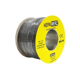 Hepa Merz MN-21 100 m Tam Bakır Mono Mikrofon Ses Kablosu