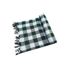Hepsine Rakip 150x150 cm Saçaklı Kareli Yer Sofra Bezi