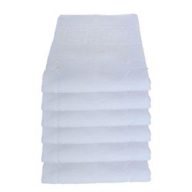 Hepsine Rakip 50x70 cm 6'lı Pamuklu Ayak İzli Banyo Paspas Ayak Havlusu