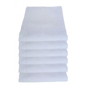 Hepsine Rakip 50x70 cm 6'lı Pamuklu Ayak İzli Banyo Paspas Ayak Havlusu