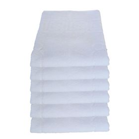 Hepsine Rakip 50x70 cm 6'lı Pamuklu Ayak İzli Banyo Paspas Ayak Havlusu