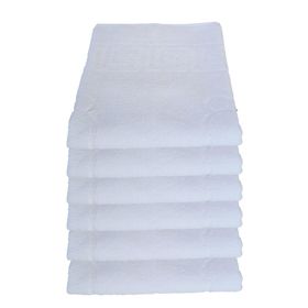Hepsine Rakip 50x70 cm 6'lı Pamuklu Ayak İzli Banyo Paspas Ayak Havlusu