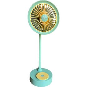 Hepu 9050B Mini Şarjlı Masaüstü Yeşil Vantilatör