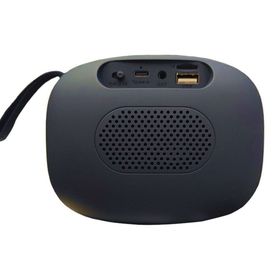 Hepu HP-S08 8 W Taşınabilir Kablosuz Siyah Bluetooth Hoparlör