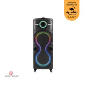 Hepu HP922 Siyah Taşınabilir Şarjlı Rgb Bluetooth Hoparlör