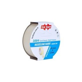 Her Bant 36 mm 25 mt Krepe Maskeleme Bantı