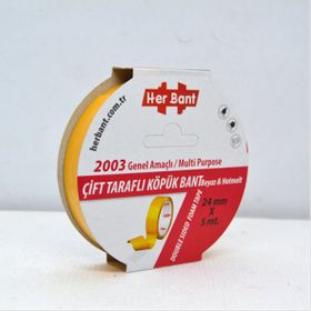 Her Bant Çift Taraflı Köpük Bant Askılı 24x5 Mt