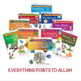 Her Şey Allahı Anlatıyor Set (İngilizce - 10 Kitap)