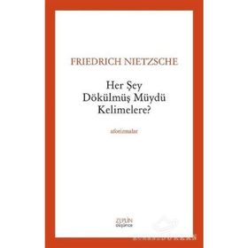 Her Şey Dökülmüş müydü Kelimelere? - Friedrich Wilhelm Nietzsche