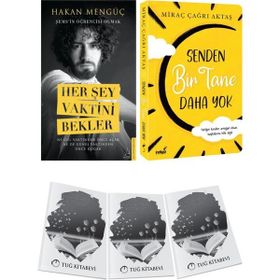 Her Şey Vaktini Bekler ve Senden Bir Tane Daha Yok - 2'li Set - Hakan Mengüç - Miraç Çağrı Aktaş