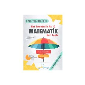 Her Sınavda En Az 10 Matematik Neti Cepte Konu Anlatımlı - Yaşar Karadağ Rıdvan Işık