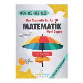 Her Sınavda En Az 10 Matematik Neti Cepte Konu Anlatımlı - Yaşar Karadağ Rıdvan Işık