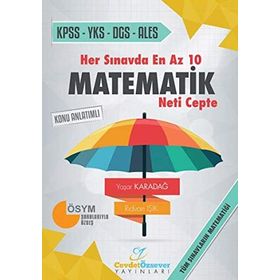 Her Sınavda En Az 10 Matematik Neti Cepte Konu Anlatımlı - Yaşar Karadağ Rıdvan Işık