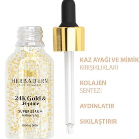 Herbaderm 24K Gold Kaz Ayağı 30 ml Super Serum