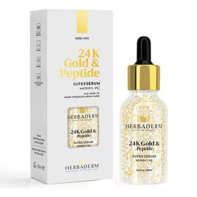 Herbaderm 24K Gold Kaz Ayağı 30 ml Super Serum