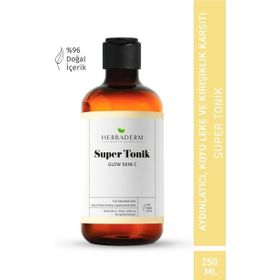 Herbaderm 250 ml Aydınlatıcı Leke ve Kırışıklık Karşıtı Super Tonik